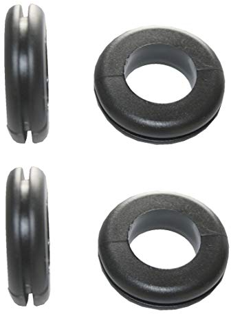 Durchgangstüllen Kabeldurchführung Kabeldurchlass 20mm schwarz 4 Stück (0300)