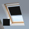 Classic Roof Blinds for Velux Roof Windows, Blackout Blind, Window Code MK06 Black