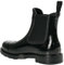 HUNTER Damen Gummistiefel schwarz/weiß/rot 39