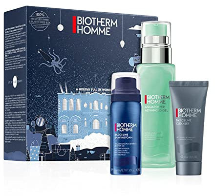 BIOTHERM 815-81746 Homme Aquapower for men, ideal for everyday use, 3-piece gift set