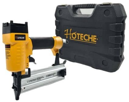 Chiodatrice Pneumatica Spara Chiodi ad Aria Compressa Chiodi da 10-50 mm Pistola Spara Chioda Pneumatica per la Lavorazione del Legno in Valigetta