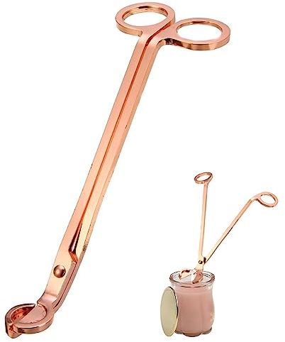 Ciseaux à Mèche, Ciseaux pour Mèche de Bougie, Coupe Mèche pour Bougie, Ciseaux à Bougies, Coupe Mèche, Coupe Mèche à Ciseaux en Acier Inoxydable, Coupe Mèche pour les Amateurs de Bougies Parfumées