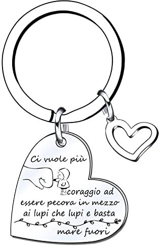 LKJHGF Portachiavi Personalizzato Serie TV Frasi Mare Fuori Edition Regali di ispirazione per le donne Portachiavi Portachiavi Regali di compleanno per le donne Migliore amica Figlia Mamma (1) (2)