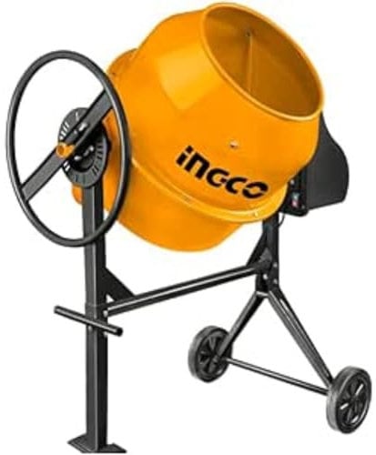 BETONIERA ELETTRICA 180LT - 800w - ghiera in ghisa - Motore a induzione in alluminio - INGCO CM30-1E