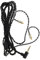OTOTEC 1 Stück 8-adriges MMCX-symmetrisches Kabel 3,5mm Kopfhörerkabel Kompatibel mit Shure SE215 SE535 SE846 3,5mm Kopfhörerkabel