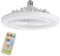 Wolike 26cm Diameter 2-in-1 LED Fan Light, LED Fan Lamp Bead E27 Screw Bulb Fan, Remote Control Bedroom Ceiling Fan Three-Speed Mode Quiet Bedroom Ceiling Fan Light for Home/Office