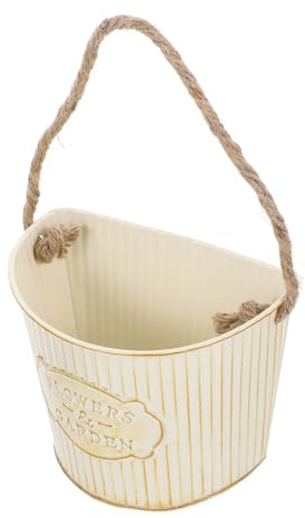 Toddmomy Wandpflanzgefäß Vintage Für Blumen Und Pflanzen Aufhängen An Wänden Oder Balkonen Rustikales Design Für Gartenliebhaber Platzsparend Und Langlebig