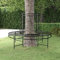 CBLDF Baumbank rund 137 cm schwarz Stahl
