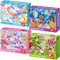 QUOKKA Jigsaw Puzzles for Children Age 3+, 4x60 Jigsaws for Kids Learning Princess Mermaids - Unicorn Gift Toy for Boys & Girls