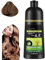 Eterna Vida Color Dye Shampoo,Eterna Vida Color Dye Shampoo 6 In 1,Eterna Vida Hair Dye Shampoo Black,Hair Color Shampoo,Natural Plant Herbal Hair Coloring Shampoo (Brown)