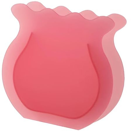 Mini Acquario, Vaso Ammorbidente Moderno e Semplice per Acquario, Trasparente per la Famiglia (rosa trasparente)