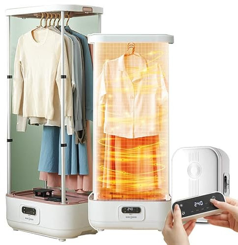 900w Automatic Vertical Steam Iron, Home Dryer,Ironing Machine， With Remote Control/Built-In Aromatherapy Box, Collapsible Hanging Garment Steamer, For Clothes & Fabric, Quickly Removes Wrinkles