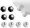 SVOCK 8 Pièces Mini Roulettes Auto-Adhésives, Roulettes pour Meubles Roulettes Universelles Adhésives à 360°, Petite Roulette Transfert pour Meuble, Roulettes à Billes pour Meubles Table Basse
