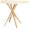 Ragaba JUBI - Mesa semicircular extensible (100 cm), color blanco perla