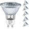 TaFiCo Ampoules Halogènes GU10, Ampoules Halogènes à Intensité Variable 230V 50W, Réflecteur Halogène Blanc Chaud 2800K, Spot Halogène Projecteur Pour Salle de Ampoule Track, Cuisine, Salon, Lot de 6