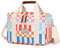 Nanxson Isolierte Kühltasche 15L/29L Großer Kapazität Wiederverwendbare Lunchtasche Tragbare Kühlbox mit verstellbarem Schulterriemen für Schüler Büro Picknick (15L,A-Mehrfarbig Kariert)