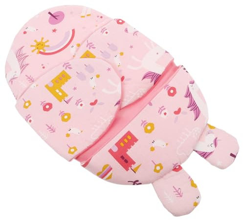 BESPORTBLE Einhorn Puppenschlafsack Für Puppen Weicher Schlafsack Im Pinken Design Puppenoutfit Und Puppenkleidungsset Für Sammler Kuschelige Babykleidung Für Puppen