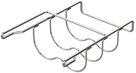 ALANO Wine Rack - Fridge Bottle Rack Holds 2 Bottles of Your Favorite Wine or Drink, Universal 304 Stainless Steel Bottle Holder, Fits Most Refrigerators