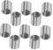 SMASOLO 10 Piezas kit de reparación de hilos tirantes de hilo de acero inoxidable manguito roscado manguito protector de acero inoxidable adaptador de cable roscado llaves de hilo Plata