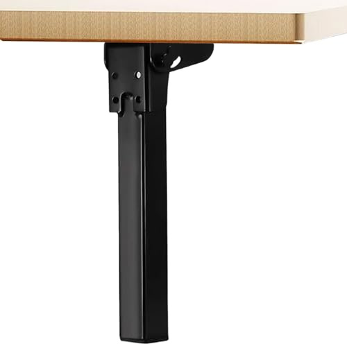 Adjustable Replacement Table Legs - Foldable Metal Legs for Tables | Heavy Duty Height Adjustable Furniture Support | Compact Replacement Parts for Bathroom Cabinets, TV Stands, Sofas & Nightstands