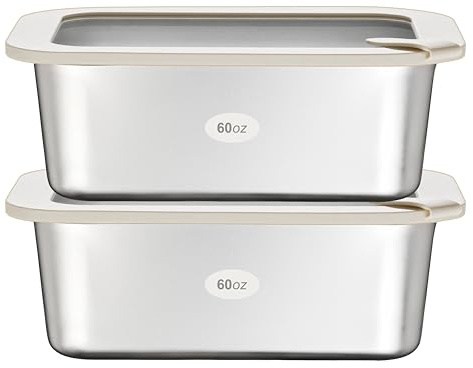 Urban Green Stainless Steel Food Containers (Silver-White-2T3)
