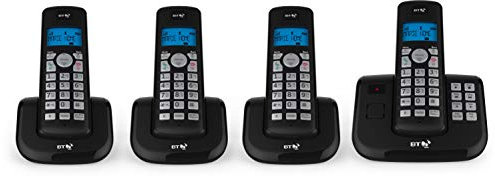 BT 3560 Digital Cordless Home Phone with Nuisance Call Blocking & Answer Machine, Quad Handset Pack