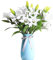 GKONGU Fleurs de lys artificielles 4 Pièces,Fleurs de lys Idéal pour la Maison Mariage Cuisine Chambre à Coucher Décoration de fête-Blanc