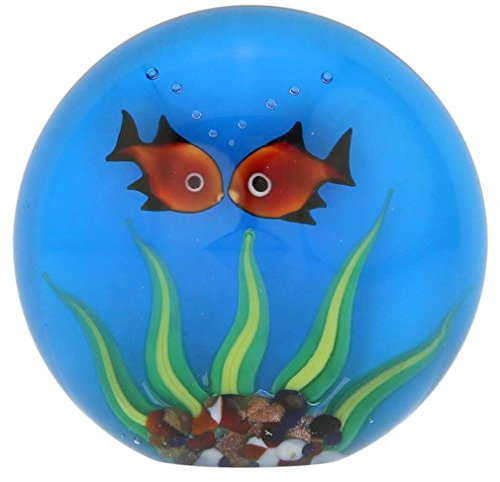 Murano Glas Aquarium Mit Goldfisch