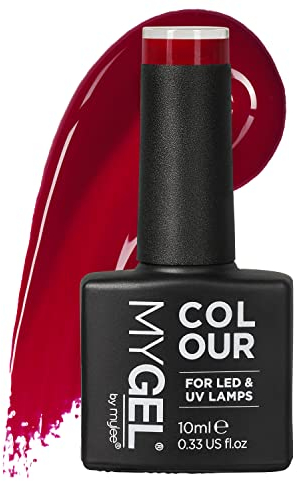 MyGel by MYLEE Smalto Gel Semipermanente 10 ml [As Red As It Gets ] UV/LED Nail Art Manicure Pedicure per Uso Professionale e Domestico - Lunga Durata e Facile da Applicare