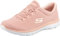 Skechers Summits Lite, Zapatillas Mujer, Rose Mesh White Trim, 39.5 EU