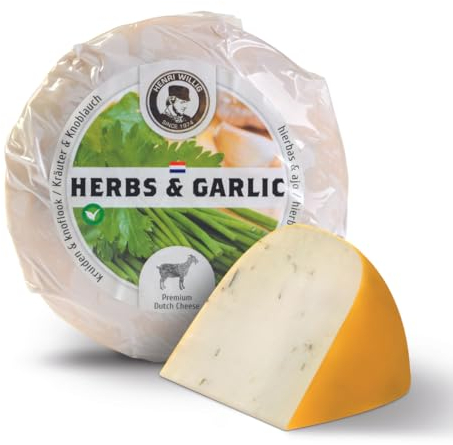 Henri Willig Junger Ziegenkäse mit Kräutern und Knoblauch 380 Gramm