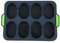 Bestevery Non-Stick Silicone Baguette Baking Tray - Black, Minimalist Style - Baking Pan for Bread, Cake, Biscuit - Dishwasher Safe - 268g