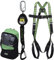 Kratos Safety Hubsteiger Sicherheitsset, Fallschutz-Set mit Gurt EN361, Höhensicherungsgerät, Rucksack, PSA