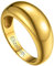 GOLDCHIC JEWELRY Individueller Glänzender Ring mit Namen/Wunsch Gravur Edelstahl Breite 8.8mm stapelbarer Ring Schmal Verlobungring Ehering Trauring Memoire Ring Ringgröße 62.1（19.8） in Gold