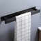 ZUNTO Nero Bagno Portasciugamani Autoadesivo Porta Salviette Porta Porta Asciugamano 40CM