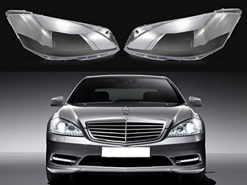 1 Paar Scheinwerfer-Abdeckungen für Frontscheinwerfer, Ersatz für Mercedes S-Klasse W221 2005-2013 Scheinwerfer-Objektivabdeckung