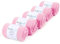 Dandytouch - Chaussettes Jersey en Coton – Rose – Chaussettes Homme Taille 39-45 - Fabriquées en Europe - Talon Pointe renforcés – Lot 5 paires - Mi hautes