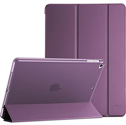 ProCase Soft Hülle für iPad 9.7 Zoll 6./5. Generation, Air 1/2 - Weiche TPU Schutzhülle für Modell A1822 A1823 A1893 A1474 A1475 - Lila