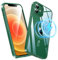 Losvick iPhone 12/12 Pro Magnetic Case - Compatible with MagSafe, Shockproof, Scratch-Resistant TPU + PC Cover Case for 6.1'' iPhone 12/12 Pro, Dark Green