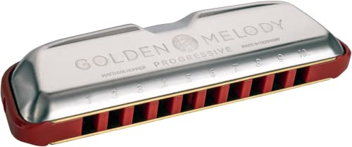 Hohner Golden Melody Progressive Harmonica B Major - M54412X
