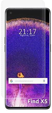 Protector Cristal Templado Completo Curvo UV Full Glue para Oppo Find X5 5G