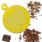 Râpe pour chocolat à flocons et boucles. Grille grasse et matière plastique anti-surchauffe du chocolat, Zester pour fondant, aussi pour légumes, fruits et fromages (jaune)