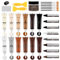 DEWEL Wood Furniture Repair Kit, 12 Colors of Wood Filler, Laminate Floor Repair kit for Restoring Wooden Scratches, Stains, Cracks, Hole, Table, Window, Cabinet- Blend to Colour Match(12PCS)