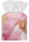 Tutolipy Kleenex Taschentuchbox-Abdeckung, dekorativer Halter, PU-Leder, quadratisch, für Beistelltisch, Schreibtisch, Nachttisch, Heimdekoration, rosa Marmor