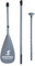 Stemax Carbon-/Fiberglas 3-teilig verstellbares SUP Paddel für SUP-Board Surfboard Stand up Paddle (Farbe: Grau)