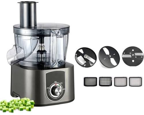 iBLENDAR 3IN1 Vegetable Chopper and Dicer, Slicer and Shredder with 4 Size Dicing Blade, Fruit Onion Potato Slicer, Speed Adjustable