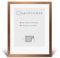 RahmenMax Skane Bilderrahmen Posterrahmen 20x30 cm Standard Formate Kupfer Dekor RW Weiss Kunstglas Antireflex