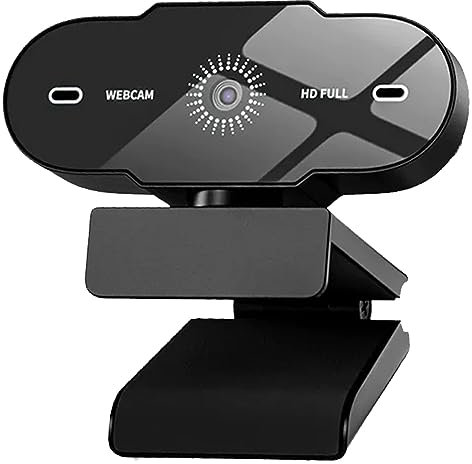 Pyanegn Webcam Mini PC 1080P Cámara Web HD profesional con micrófono para ordenador de sobremesa Streaming