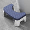 Kothocker für Badezimmer, tragbarer Hocker, Toilettenhocker, Toilettenhocker, WC-Hilfsstufen für Zuhause, Wohnheim, Toiletten, Badezimmerhocker für Erwachsene, Kinder, Senioren, Marineblau