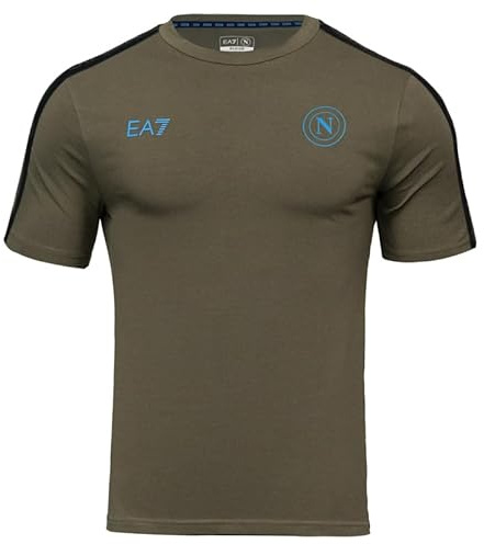 SSC NAPOLI Unisex Maglia Rappresentanza Ea7 T-Shirt, grün, 3XL-4XL
